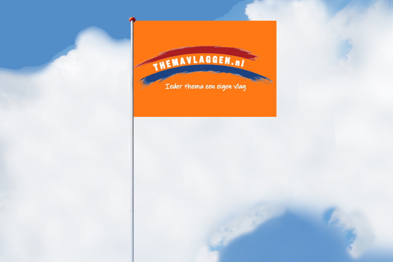 Themavlaggen mastvlag horizontaal
