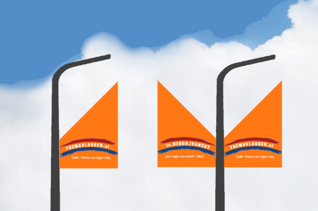 Themavlaggen straatlantaarnvlag breed