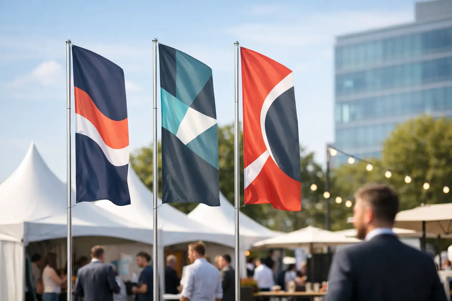 Evenementvlag in huisstijl laten opvallen