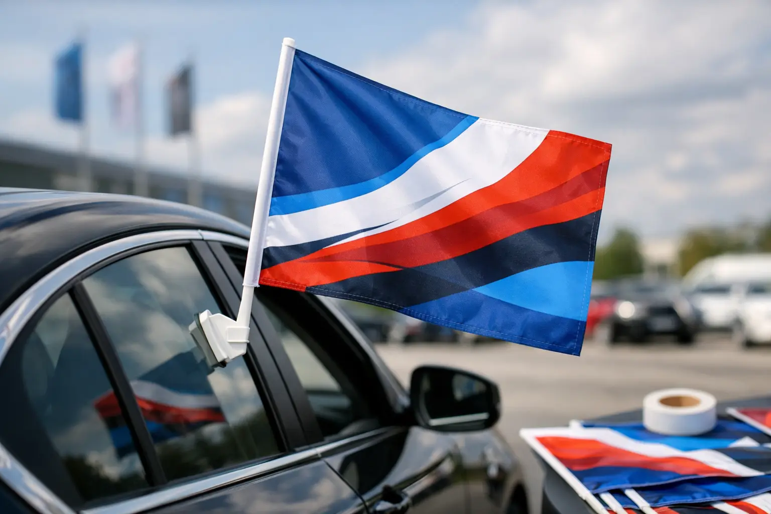Autovlag laten bedrukken? Zo kiest u goed