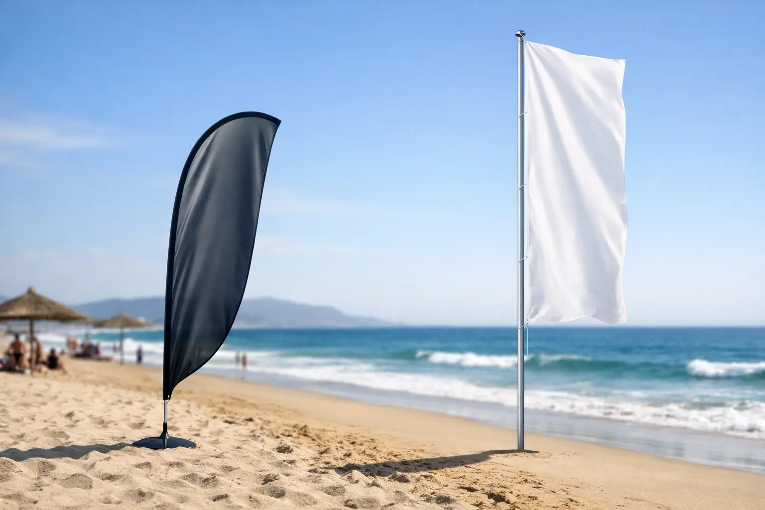 Beachvlag of mastvlag kiezen?
