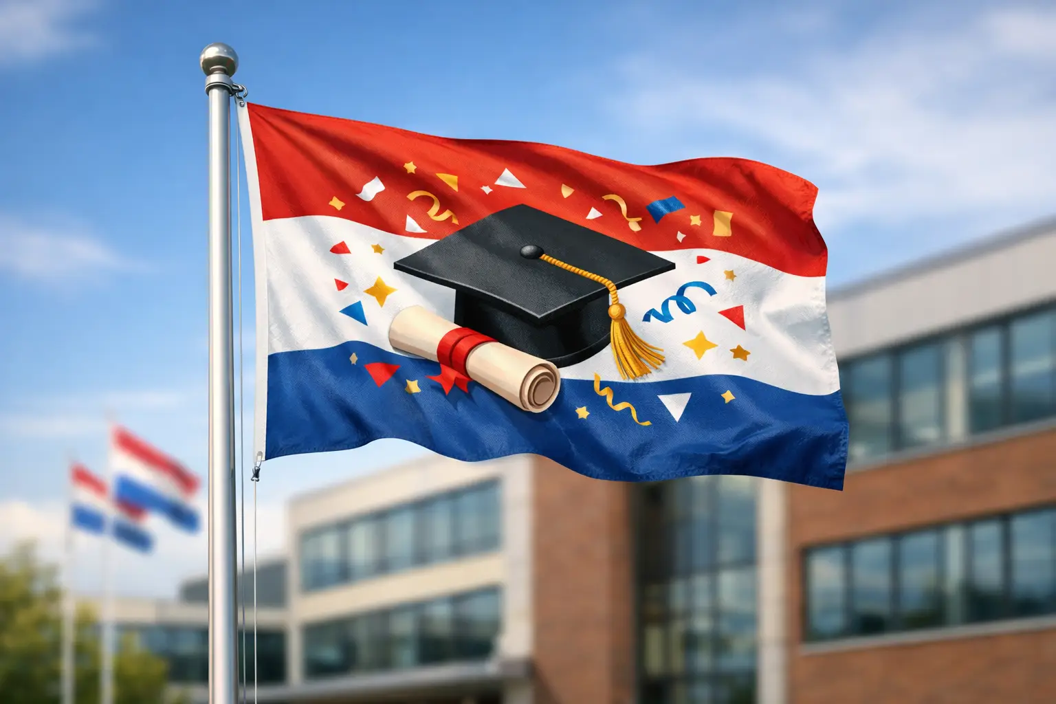 Examenvlag ontwerpen voor onderwijsinstelling