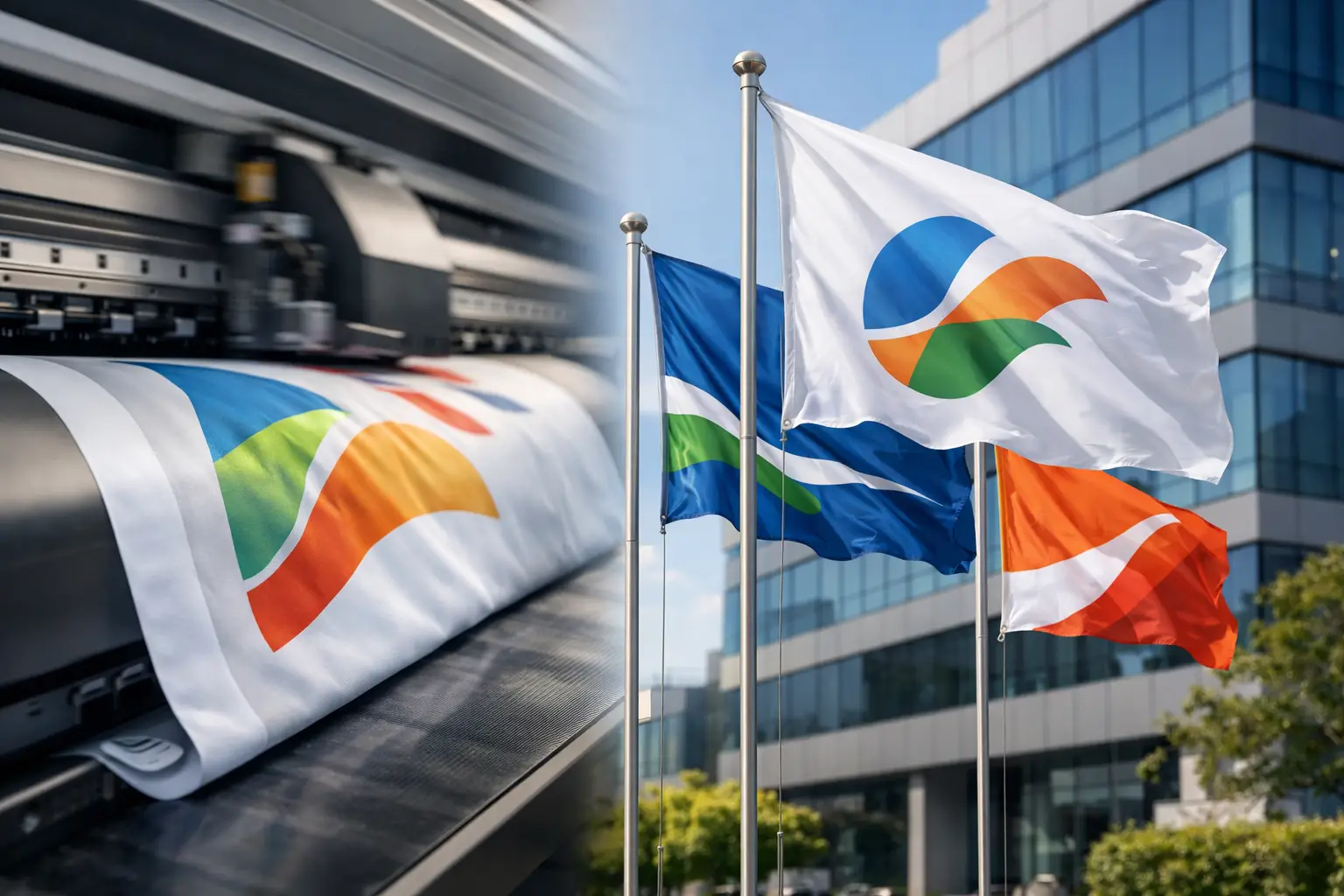 Hoe werkt vlag bedrukking voor uw organisatie?