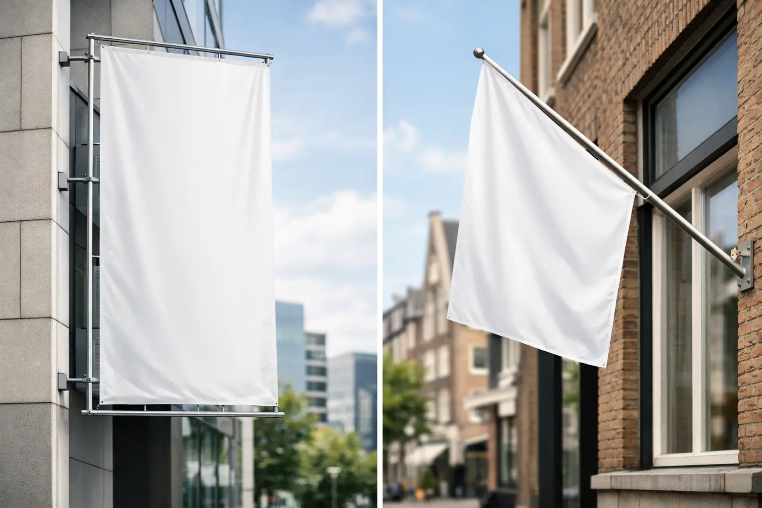 Banier of gevelvlag vergelijken: wat past beter?