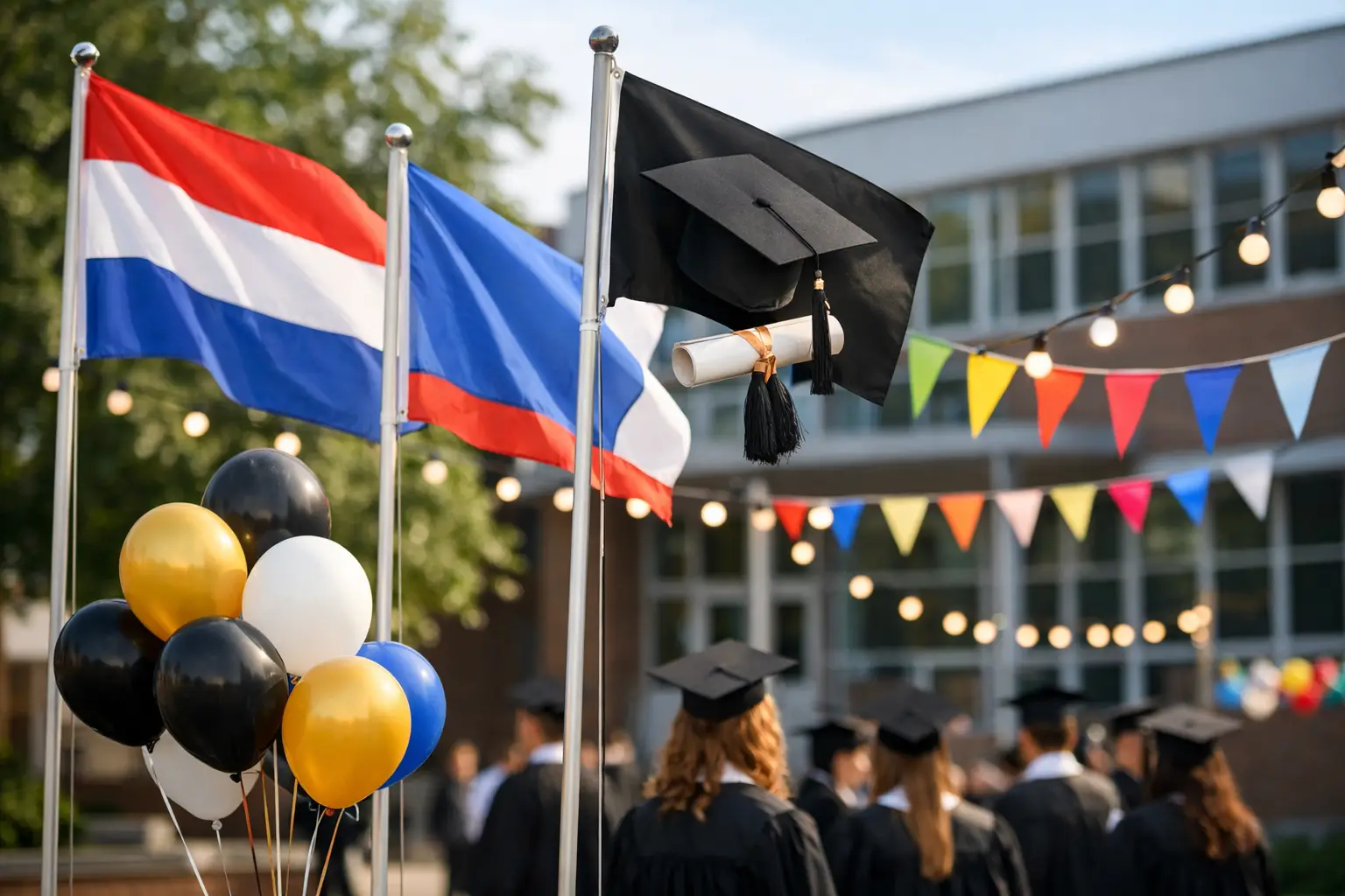 Top vlag ideeën voor diplomaweek op school