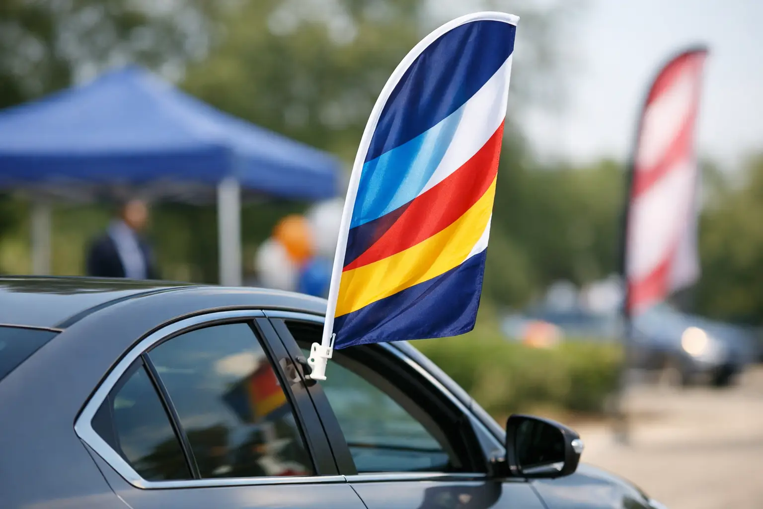 Een autovlag gebruiken voor promotieactie
