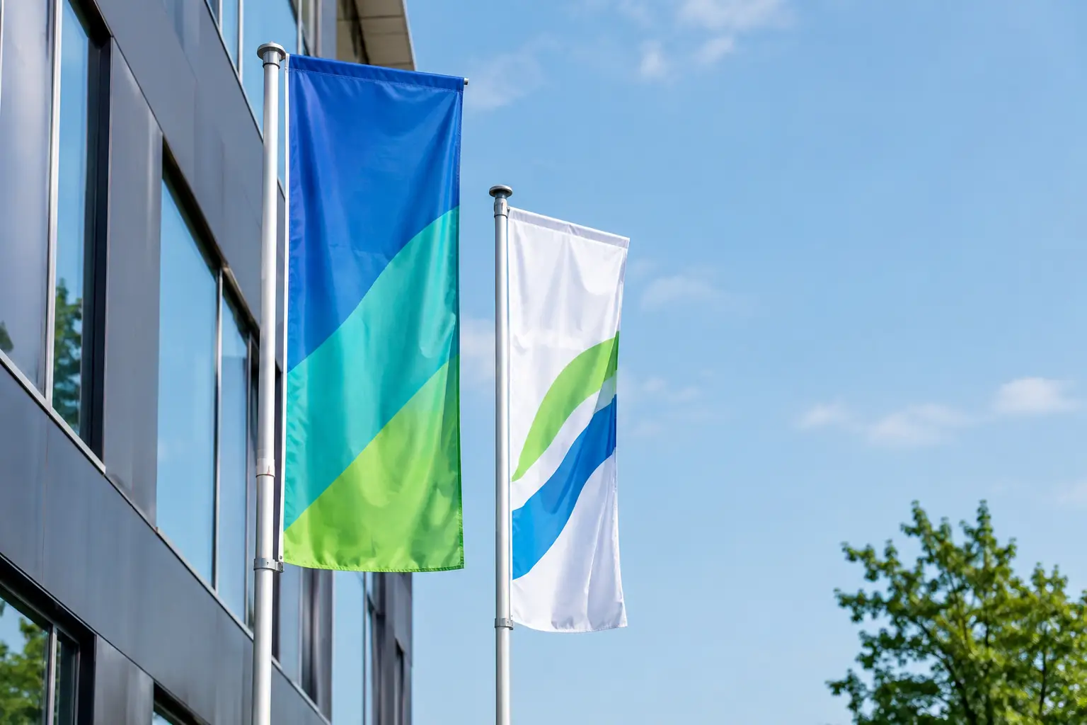 Gevelvlag of banier kiezen voor uw locatie