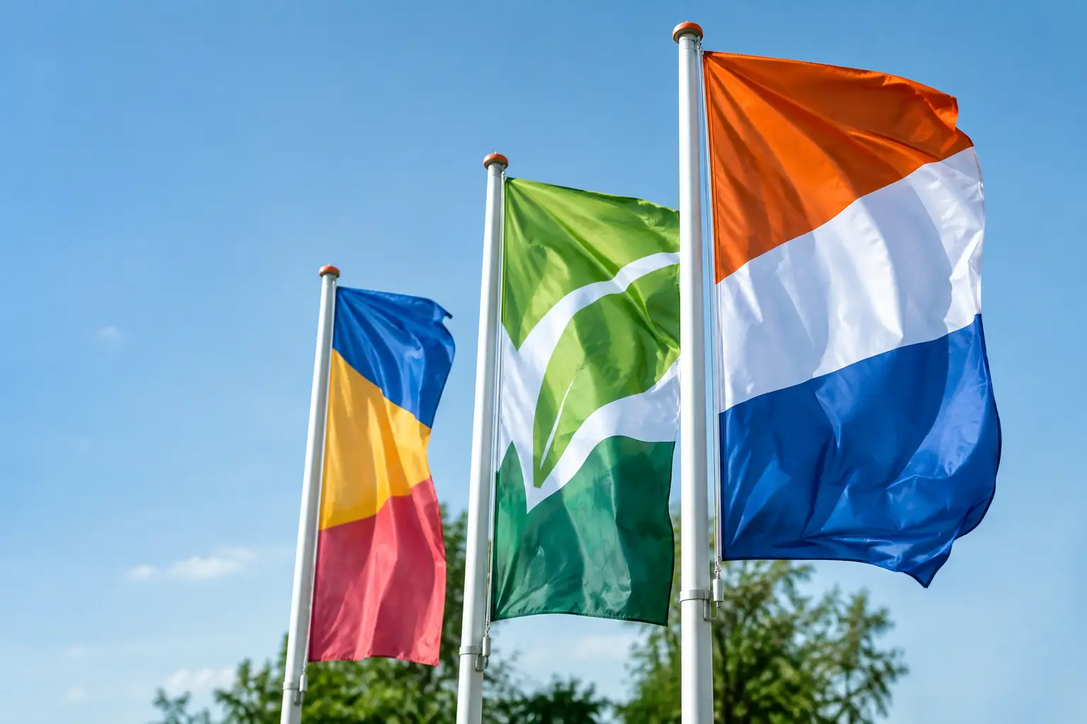 Vlaggen bestellen voor een boodschap die opvalt