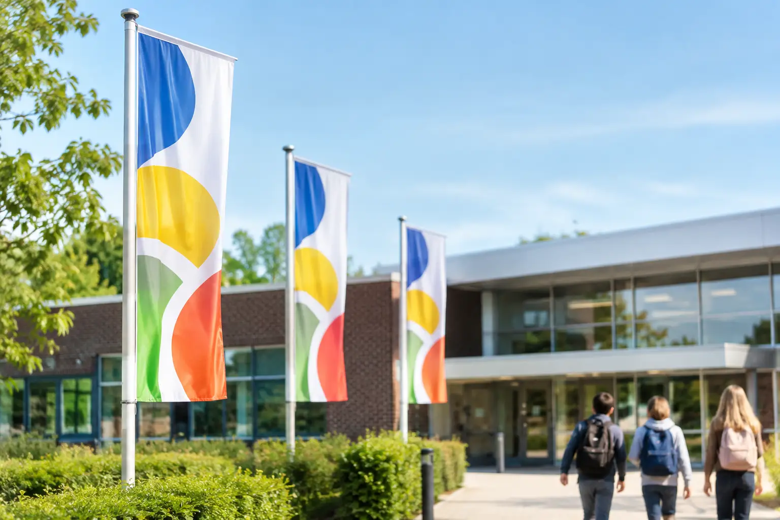 Toepassingen van naamvlaggen voor scholen
